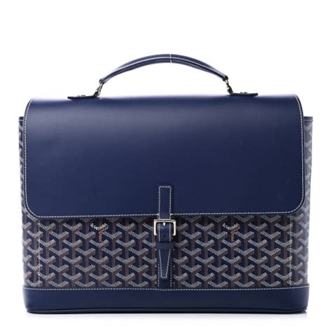 GOYARD Goyardine Citadin Messenger Navy.